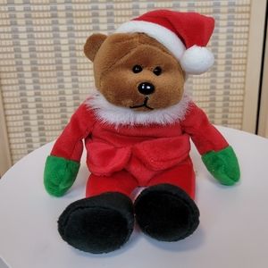 Vintage Plushland Santa bear plush toy